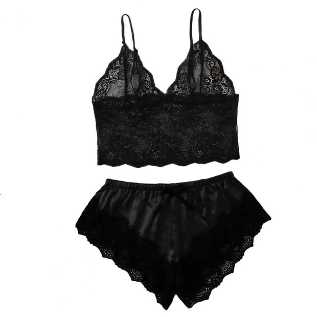 Effortless Slumber: Spaghetti Strap Sleepwear Set 😴