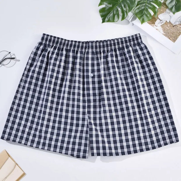 Men's 100% Cotton Boxer Briefs – Soft, Breathable & Aloe-Infused Comfort