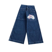 Y2K men Jeans Goth Printed graphic high quality Baggy jeans fashion Hip Hop streetwear men women Harajuku Casual wide leg jeans