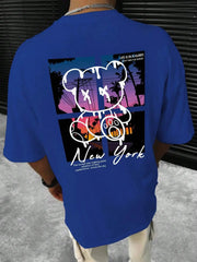 Cartoon Bear Sunset Tee