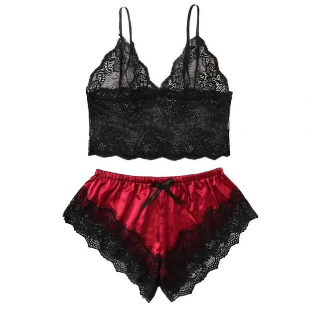 Effortless Slumber: Spaghetti Strap Sleepwear Set 😴