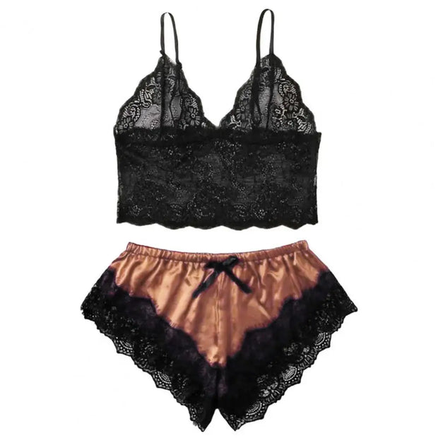 Effortless Slumber: Spaghetti Strap Sleepwear Set 😴
