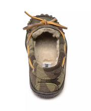 Minnetonka | Toddler Boys Pile Lined Hardsole Moccasin Slippers