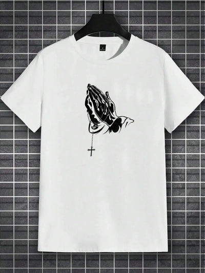 Prep Men Basketball & Letter Graphic Printing Men'S T Shirt Cartoon S-Xxxl Tees Popular Casual Tee Clothing Retro Street Tops