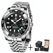 PAGANI DESIGN V3 GMT Men's Luxury Automatic Watch – 40MM Sapphire Crystal, Stainless Steel, Waterproof