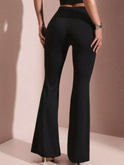 Summer Black Sexy Women's Trousers Streetwear Fashion Sequined New Pants Elegant Female Casual Slim Versatile Trousers Clothing
