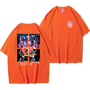 Cartoon Bear Sunset Tee