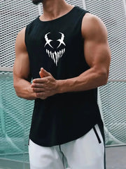 Men's Mesh Fitness Tank Top – Breathable Sleeveless Gym & Running Vest