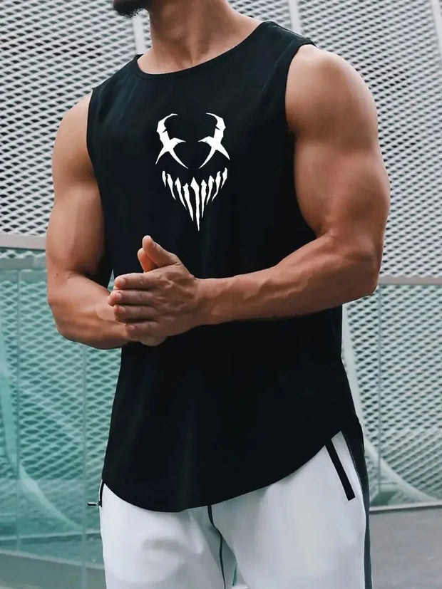Men's Mesh Fitness Tank Top – Breathable Sleeveless Gym & Running Vest