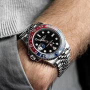 PAGANI DESIGN V3 GMT Men's Luxury Automatic Watch – 40MM Sapphire Crystal, Stainless Steel, Waterproof