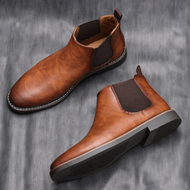 Men’s Retro Chelsea Boots – Fashionable, Comfortable, Sizes 40–46