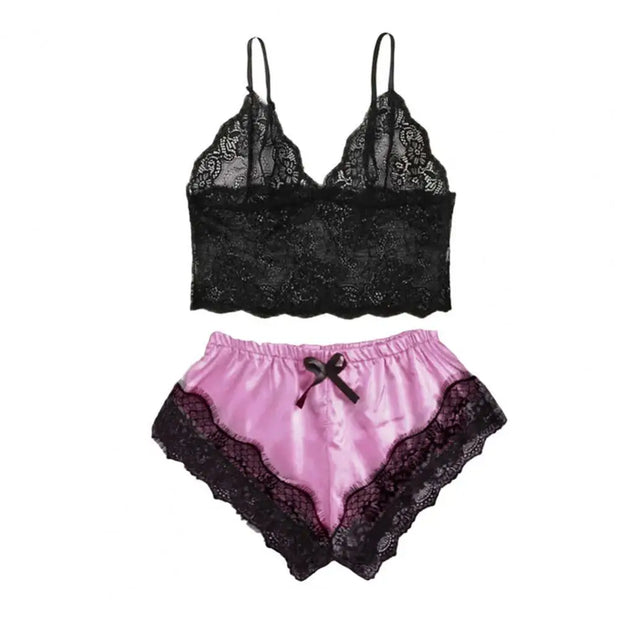 Effortless Slumber: Spaghetti Strap Sleepwear Set 😴