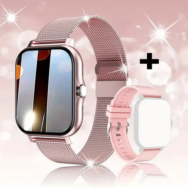 SmartLife™ 1.44" Bluetooth Smartwatch – Health & Fitness Tracker for Android & iOS
