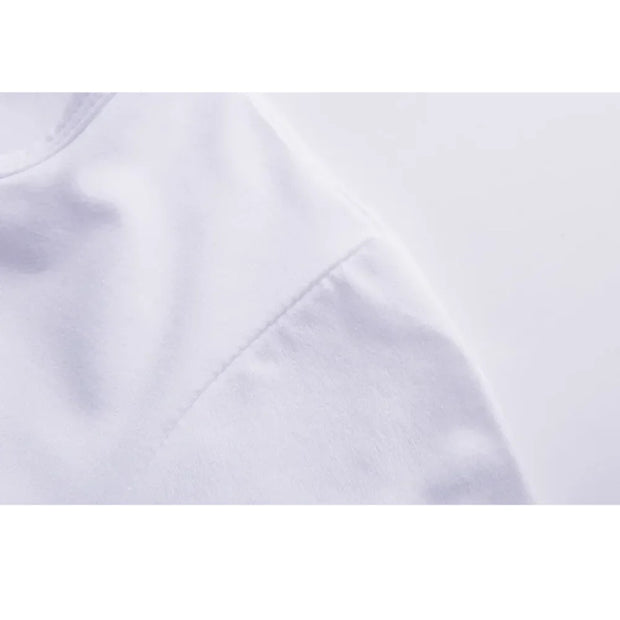 White Ladies New Summer Versatile Women Clothing Fashion Harajuku Personality Graphic T Shirts Aesthetic Clothes Vintage Y2K Top