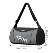 Unisex Gym Bag - Water-Resistant Crossbody Shoulder Backpack for Fitness, Travel, and Adventure! 🏞️