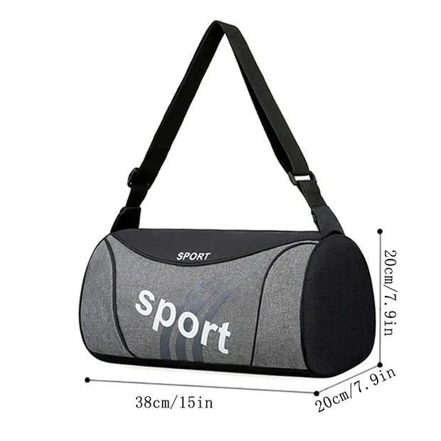 Unisex Gym Bag - Water-Resistant Crossbody Shoulder Backpack for Fitness, Travel, and Adventure! 🏞️