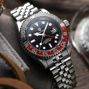 PAGANI DESIGN V3 GMT Men's Luxury Automatic Watch – 40MM Sapphire Crystal, Stainless Steel, Waterproof