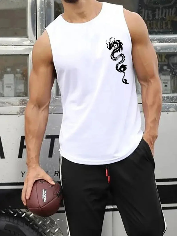 Men's Mesh Fitness Tank Top – Breathable Sleeveless Gym & Running Vest