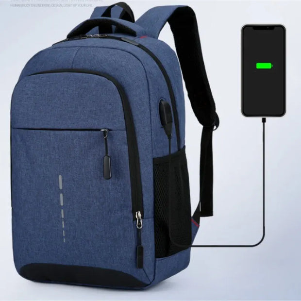 💼 Simple Chic Backpack - Large Capacity Travel Bag for Men & Women, Perfect for Students & Professionals! 📚