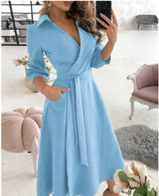 Women Print Dress Sexy V-Neck Bat Sleeve Ruffl Flowers Print Bohemian Beach Sundress Ladies Loose Summer Vacation Mini Dresses