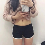 Summer Exercise Gym Shorts Women Yoga Shorts Professional Sports Running Black Workout Black Training Shorts