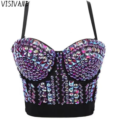 Women's Luxury Corset Tank Top – Harajuku Style Push-Up Bralette & Shaper