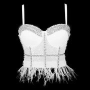 Women's Luxury Corset Tank Top – Harajuku Style Push-Up Bralette & Shaper