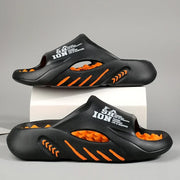 New Summer Man Massage Slippers 2023 Indoor Outdoor Sandals Beach Casual Shoes Soft Bottom Slippers Male Flip Flops Mens Sandals