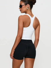 Women's Sleeveless U-Neck Slim Fit Tank – Casual Summer Knit Top
