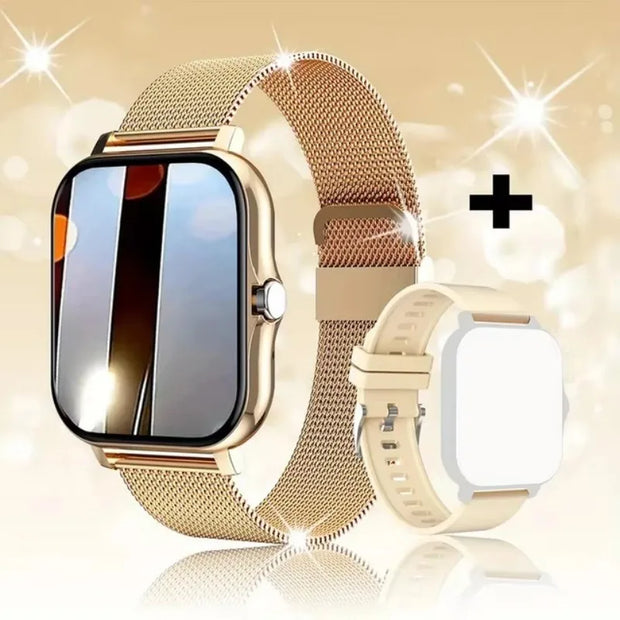 SmartLife™ 1.44" Bluetooth Smartwatch – Health & Fitness Tracker for Android & iOS
