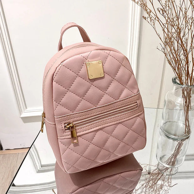 Backpack for Women PU Leather Multifunction Crossbody Bag Ladies Phone Pouch Pack Luxury Brand Shoulder Bag Messenger Bags