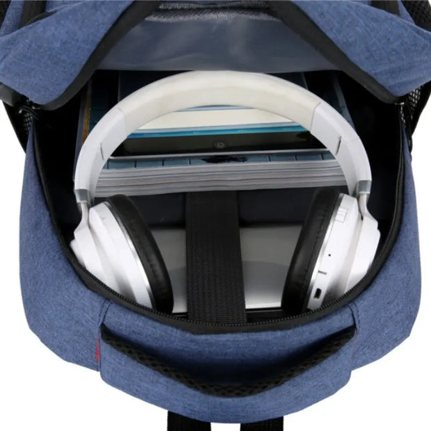 💼 Simple Chic Backpack - Large Capacity Travel Bag for Men & Women, Perfect for Students & Professionals! 📚
