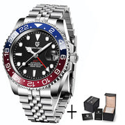 PAGANI DESIGN V3 GMT Men's Luxury Automatic Watch – 40MM Sapphire Crystal, Stainless Steel, Waterproof