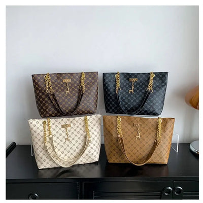 👜 Trendy Luxury Tote Bag - Spacious Shopping Bag with Fashion Printing for Women! 💃
