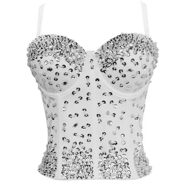 Women's Luxury Corset Tank Top – Harajuku Style Push-Up Bralette & Shaper