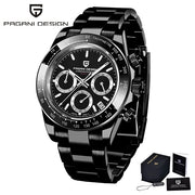 🕰️ PAGANI DESIGN V2 Men's Chronograph Watch – 40mm Quartz, Sapphire Crystal, Stainless Steel