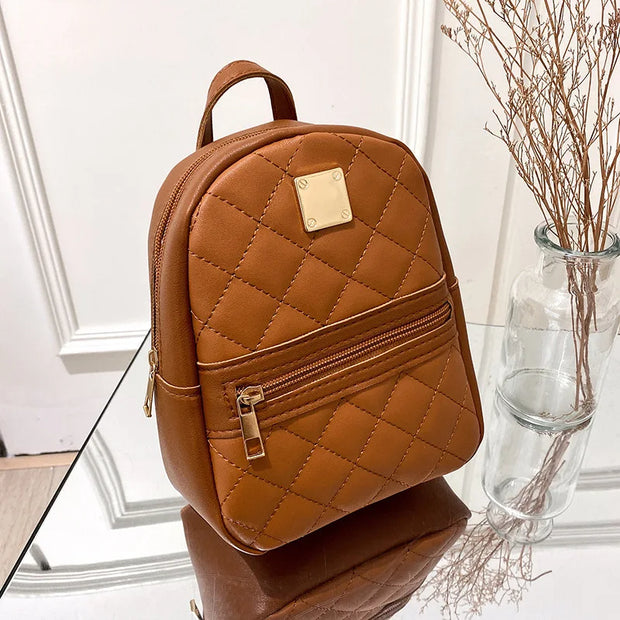 Backpack for Women PU Leather Multifunction Crossbody Bag Ladies Phone Pouch Pack Luxury Brand Shoulder Bag Messenger Bags