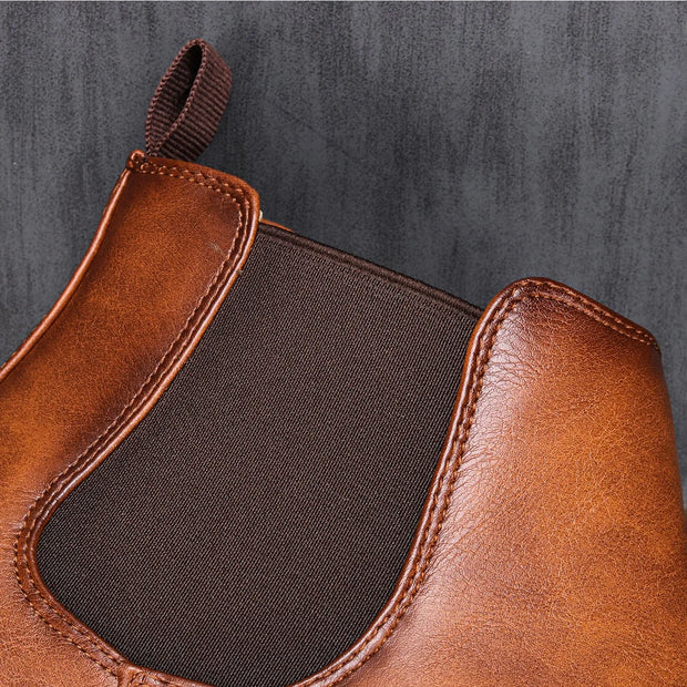 Men’s Retro Chelsea Boots – Fashionable, Comfortable, Sizes 40–46